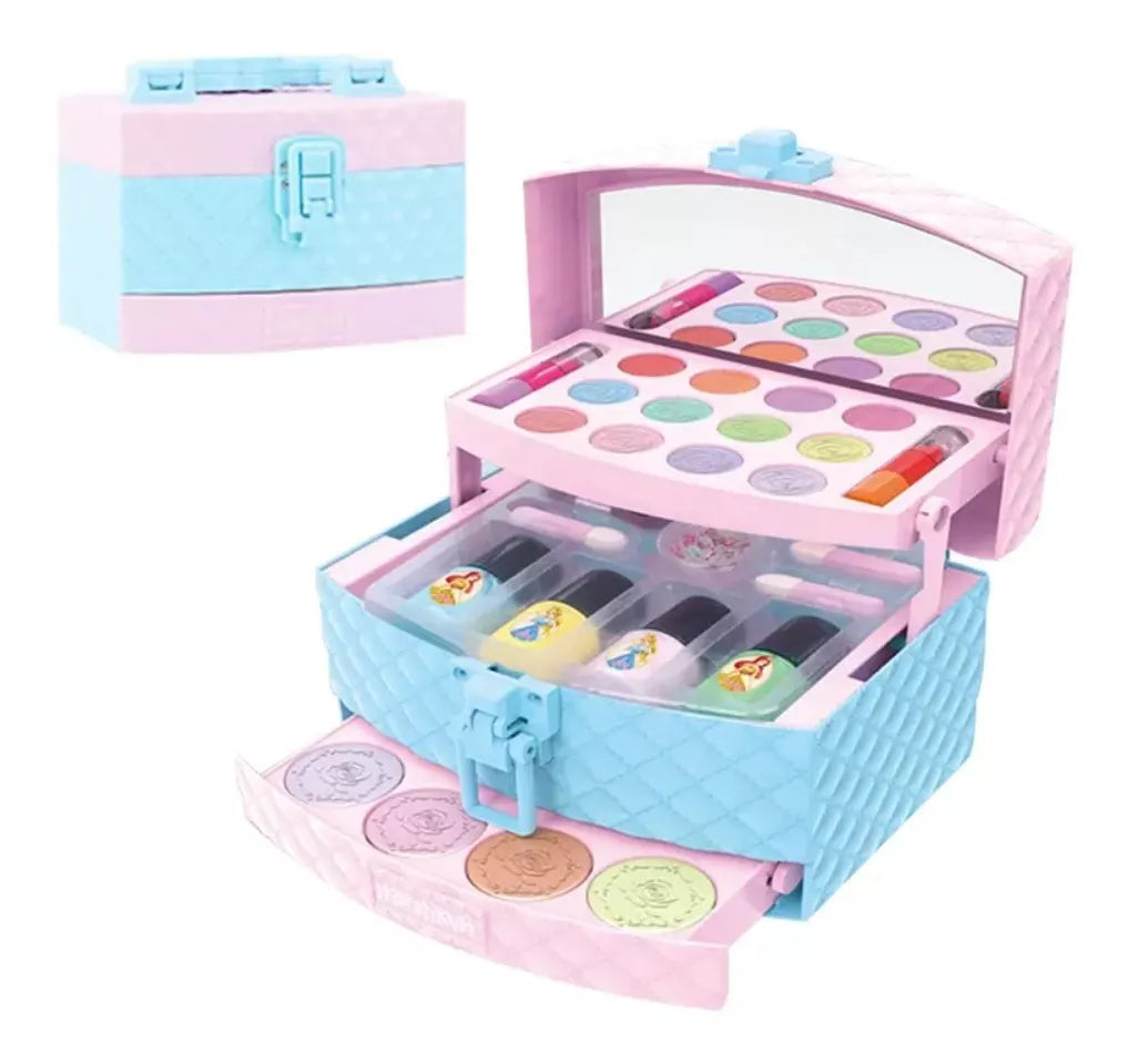 Maletín de Belleza Infantil 'Estrella Celeste': Maquillaje y Esmaltes para Pequeñas Divas